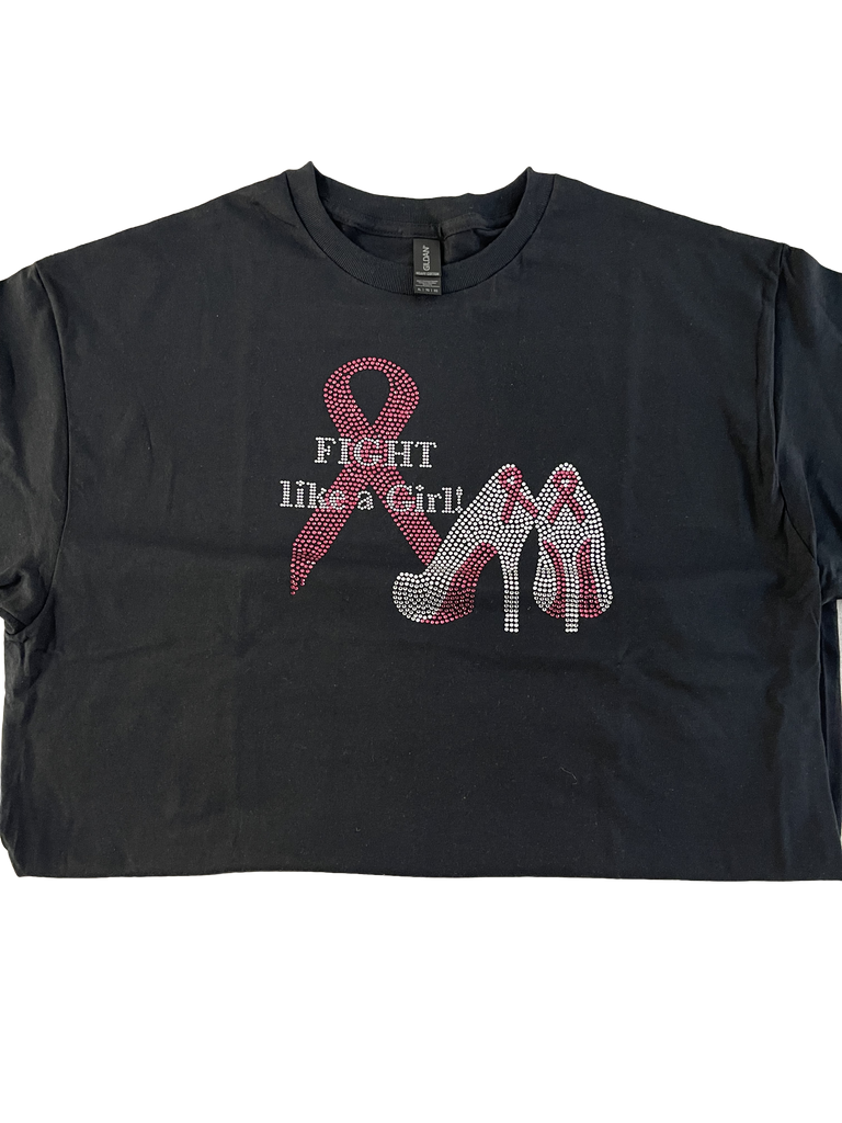 Flight Like A Girl Cancer T-Shirt